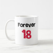 Nooit 18 koffiemok (Links)