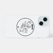 Nooit 51 Beaver vs Eagle iPhone 15 Case (Achterkant horizontaal)
