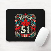 Nooit 51 Canada Maple Leaf Distressed Cana Muismat (Met muis)