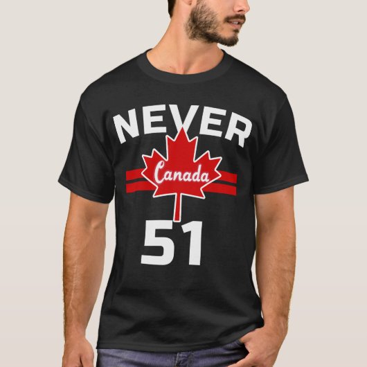 Nooit 51 - Canada Nooit 51 Staat T-shirt (Voorkant)