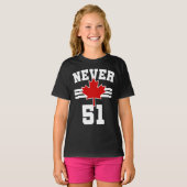 Nooit 51 - Canada Nooit 51 Staat T-shirt (Voorkant volledig)
