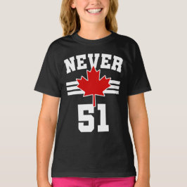 Nooit 51 - Canada Nooit 51 Staat T-shirt