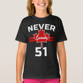 Nooit 51 - Canada Nooit 51 Staat T-shirt