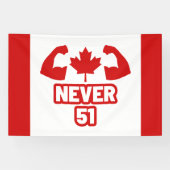 Nooit 51 Canada Sterk Spandoek (Horizontaal)