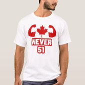 Nooit 51 Canada Sterk T-shirt (Voorkant)