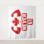 Nooit 51 Canada Sterk Wandkleed (Voorkant)
