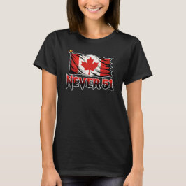 Nooit 51, Canadese vlag, T-shirt