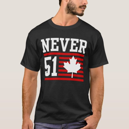 Nooit 51 St - Canada Nooit 51 Staat T-shirt (Voorkant)