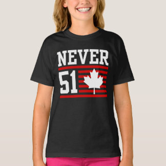 Nooit 51 St - Canada Nooit 51 Staat T-shirt