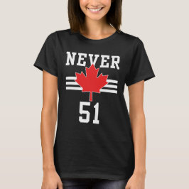Nooit 51 St - Canada Nooit 51 Staat T-shirt