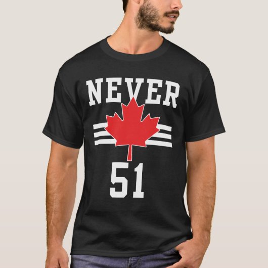 Nooit 51 St - Canada Nooit 51 Staat T-shirt (Voorkant)