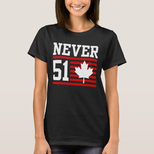 Nooit 51 St - Canada Nooit 51 Staat T-shirt (Voorkant)