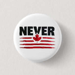 Nooit 51e Canadese Amerikaanse Trump Politiek Ronde Button 3,2 Cm