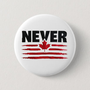 Nooit 51e Canadese Amerikaanse Trump Politiek Ronde Button 5,7 Cm