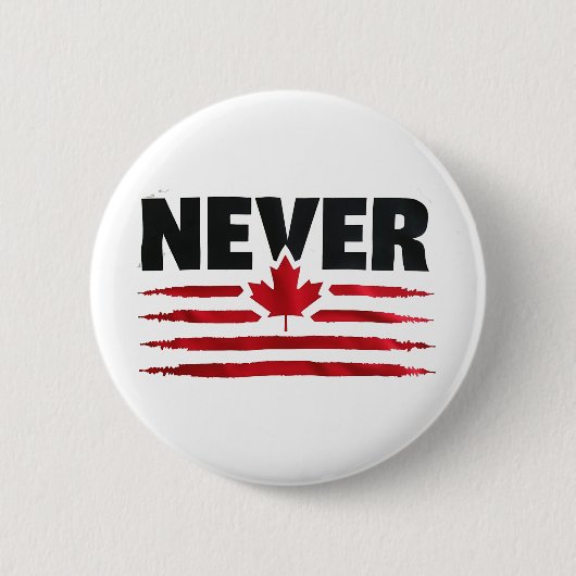Nooit 51e Canadese Amerikaanse Trump Politiek Ronde Button 5,7 Cm (Voorkant)