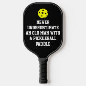 NOOIT AANGEPASTE Foto Pickleball Paddle ONDERSCHAT (Voorkant)