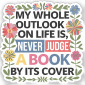 Nooit afgaan op het uiterlijk sticker (Voorkant)