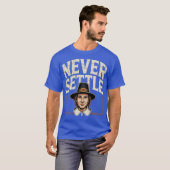 Nooit afrekenen (2) t-shirt (Voorkant volledig)