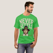 Nooit afrekenen (2) t-shirt (Voorkant volledig)