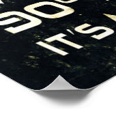 Nooit Ague - Wiskunde Poster (Hoek)