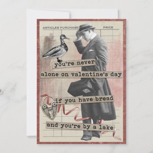 Nooit alleen feestdagenkaart (Voorkant)