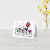 Nooit alleen kaart (Gele Bloem)