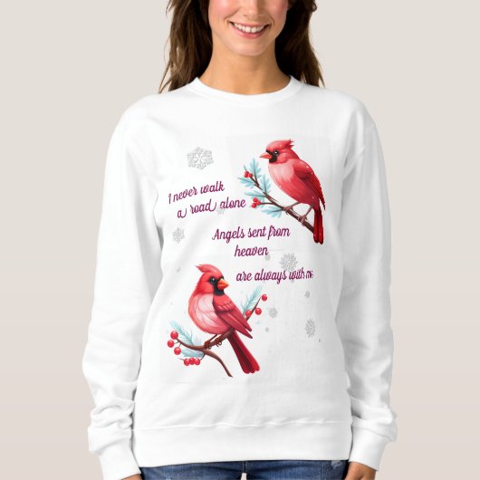 Nooit alleen kardinalen uit de hemel trui (Voorkant)