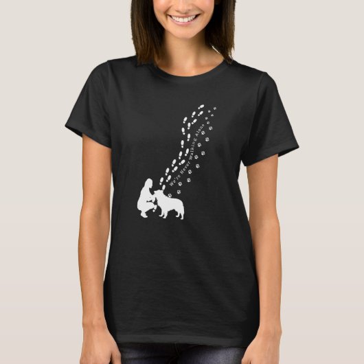 Nooit alleen lopen van het idee van de eigenaar va t-shirt (Voorkant)