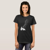 Nooit alleen lopen van het idee van de eigenaar va t-shirt (Voorkant volledig)