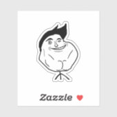 Nooit alleen meme sticker (Vel)