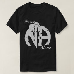 Nooit alleen Narcotica Anonymous T-shirt