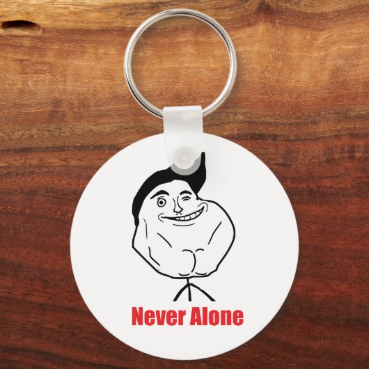 Nooit alleen - Sleutelhanger (Voorkant)