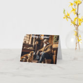 Nooit alleen vakantie kaart (Gele Bloem)