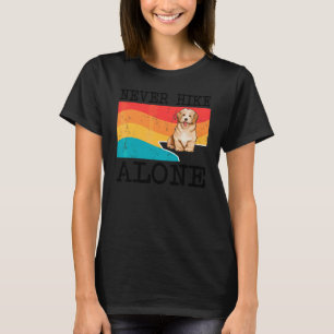 Nooit Alleen Wandelen Havanese Grafisch Wandelen T-shirt