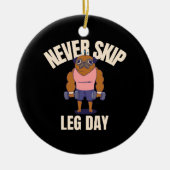 Nooit beendag overslaan keramisch ornament (Voorkant)