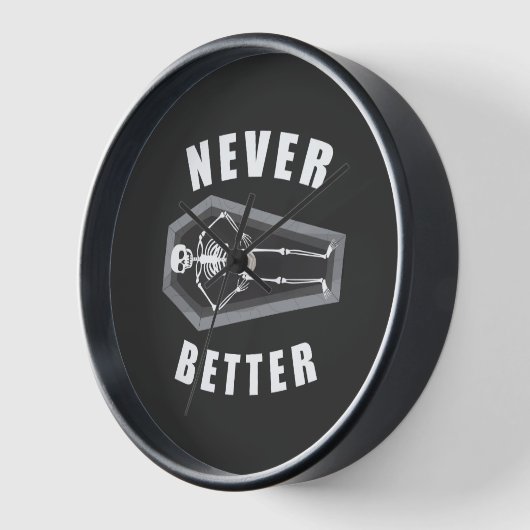 Nooit beter dood binnen skelet Halloween (Hoek)