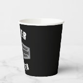 Nooit beter dood binnen skelet Halloween Papieren Bekers (Links)