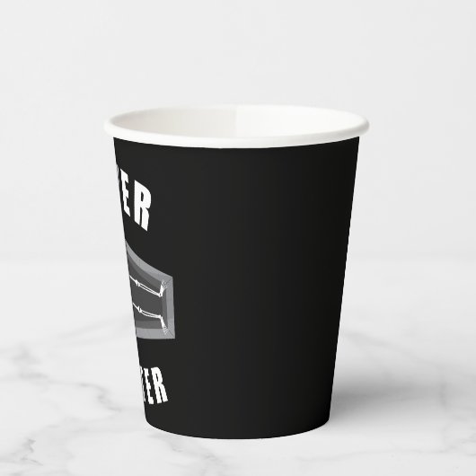 Nooit beter dood binnen skelet Halloween Papieren Bekers (Links)