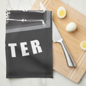 Nooit beter dood binnen skelet Halloween Theedoek (Quarter Fold)