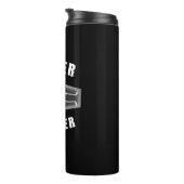 Nooit beter dood binnen skelet Halloween Thermosbeker (Geroteerd rechts)