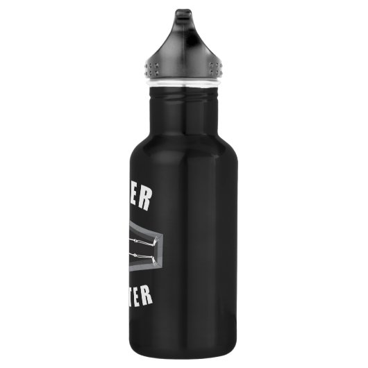 Nooit beter dood binnen skelet Halloween Waterfles (Rechts)