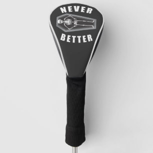 Nooit Beter Dood van Binnen Skelet Halloween Golfheadcover