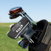 Nooit Beter Dood van Binnen Skelet Halloween Golfheadcover (Insitu)