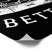 Nooit Beter Leuk Skelet Halloween Kostuum Mannen W Poster (Hoek)