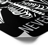 Nooit beter Skelet Drink Coffee Halloween Co Poster (Hoek)