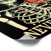 Nooit beter skelet Drink koffie Halloween Pa Poster (Hoek)