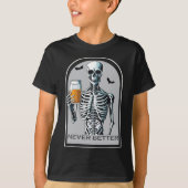 Nooit Beter Skelet Fun Skull Halloween voor Wom T-shirt (Voorkant)