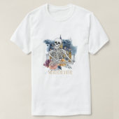 Nooit Beter Skelet Grappig Halloween T-shirt (Design voorkant)