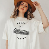 Nooit Beter Skelet Halloween Kostuum Grappig T-shirt