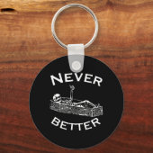 Nooit Beter Skelet Lazy Halloween Kostuum Leuk S Sleutelhanger (Voorkant)